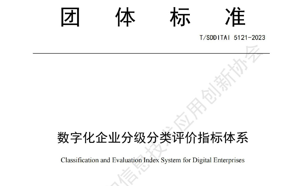数字化企业分级分类评价指标体系