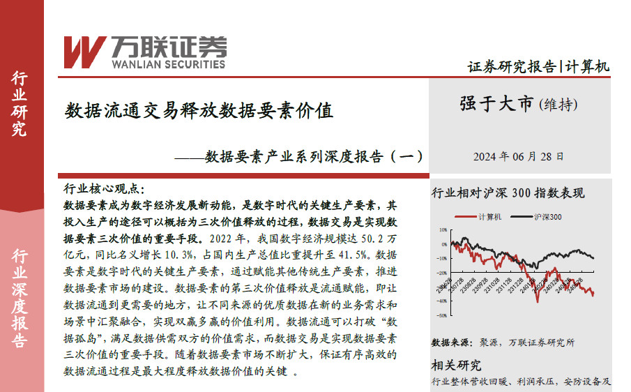 数据流通交易释放数据要素价值（2024）