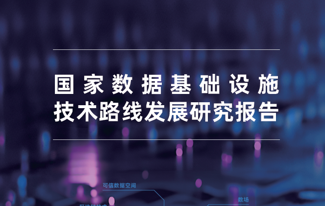 国家数据基础设施技术路线发展研究报告