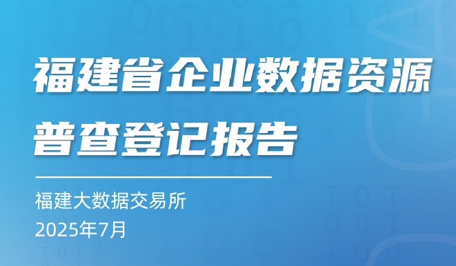 福建省企业数据资源普查登记报告（2025）