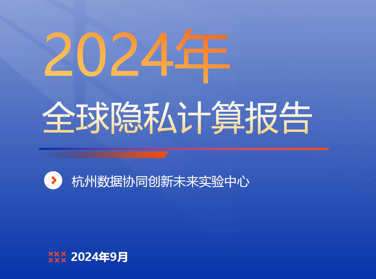 2024年全球隐私计算报告数据安全-治理-指南数据安全治理指南