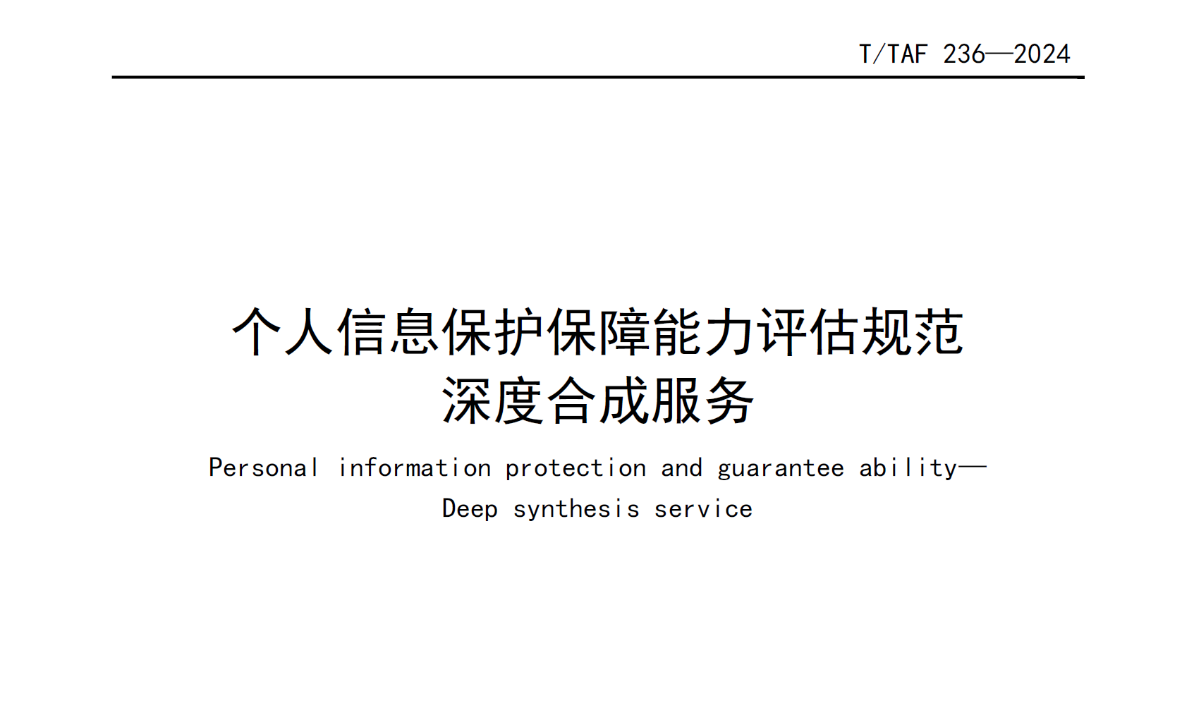 个人信息保护保障能力评估规范 深度合成服务数据安全-治理-指南数据安全治理指南