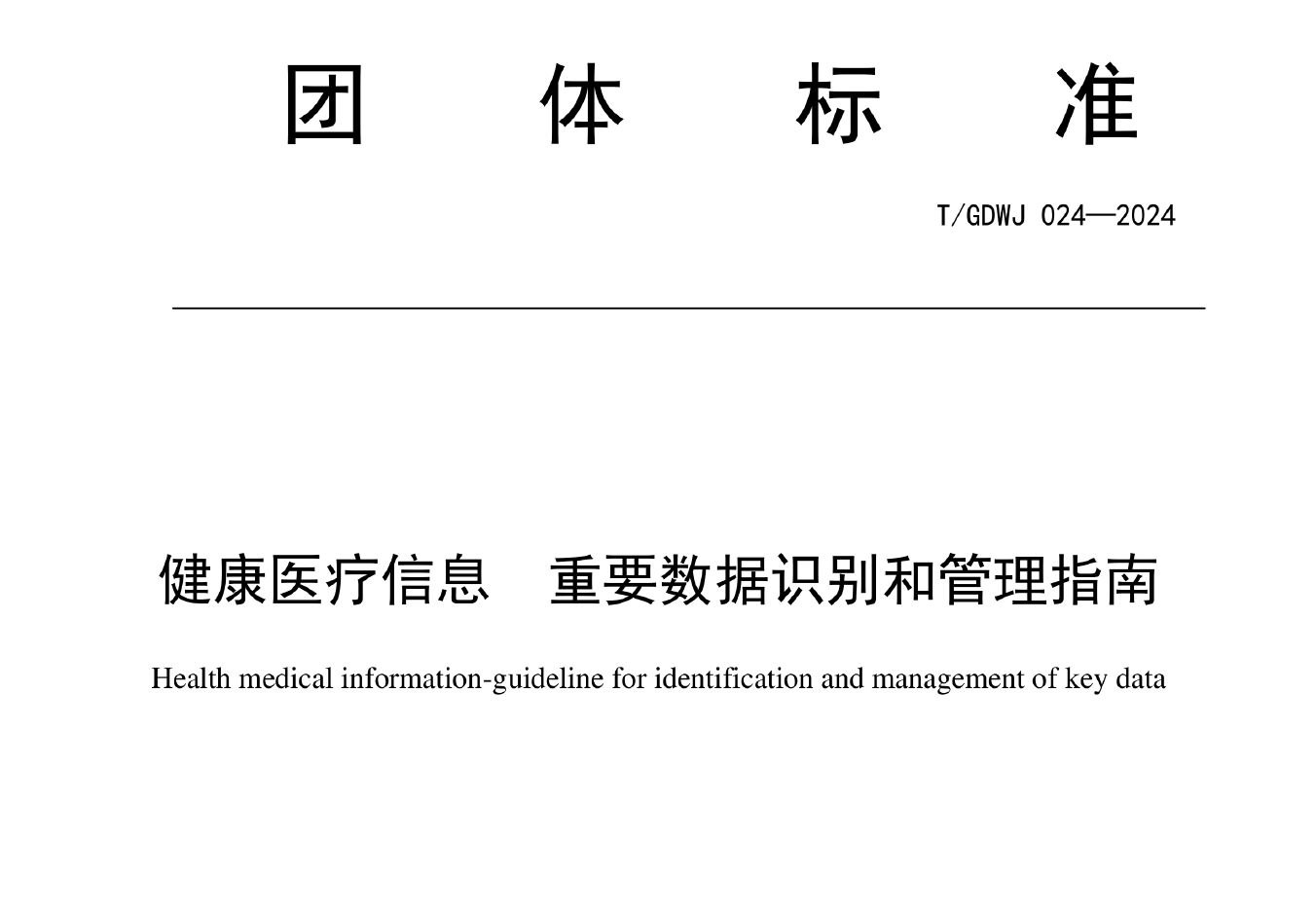 健康医疗信息重要数据识别和管理指南数据安全-治理-指南数据安全治理指南