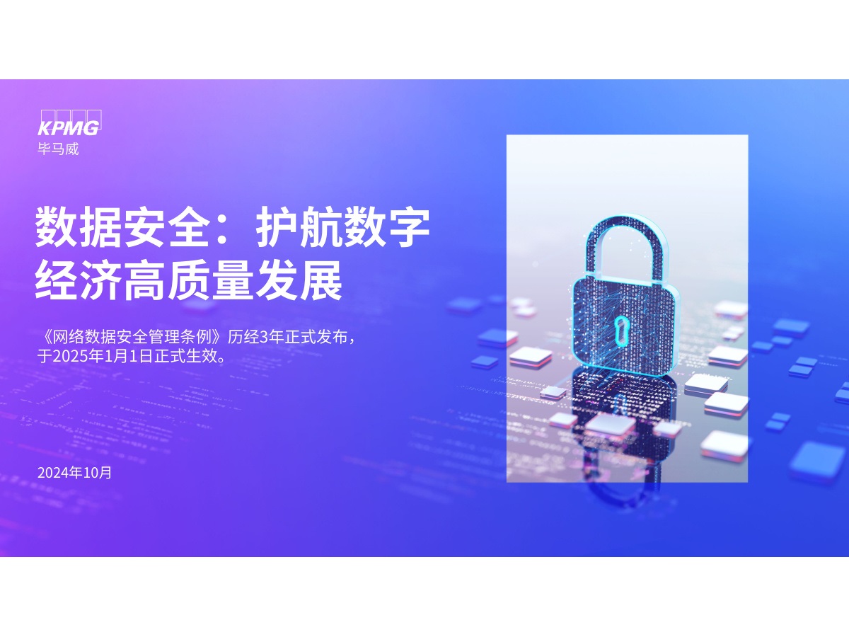 数据安全：护航数字经济高质量发展