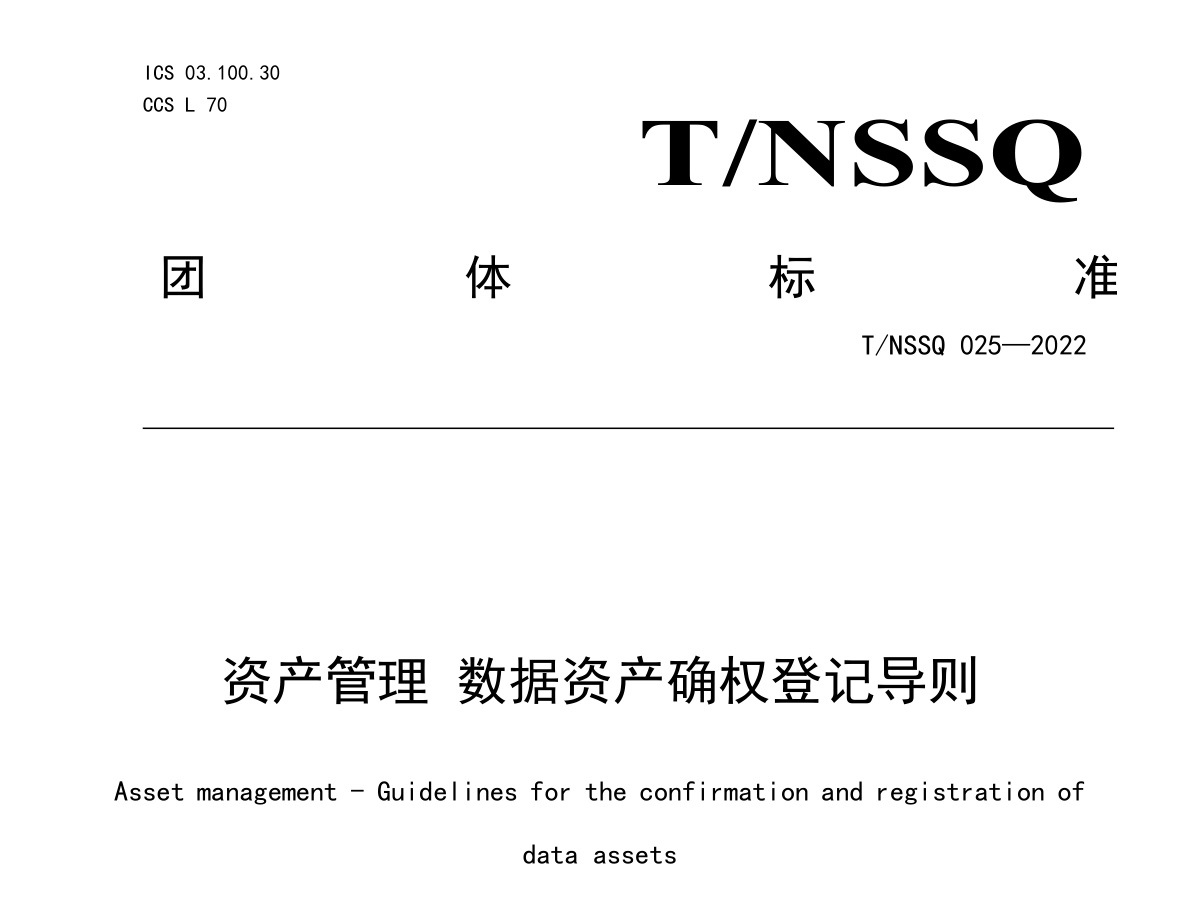 数据资产确权登记导则数据安全-治理-指南数据安全治理指南