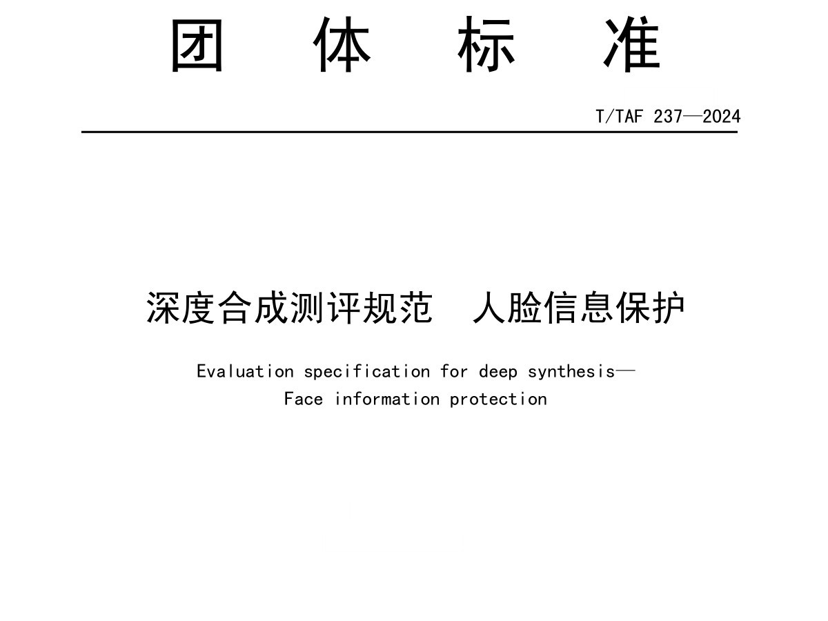 深度合成测评规范 人脸信息保护数据安全-治理-指南数据安全治理指南