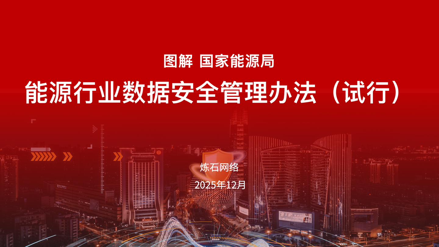 图解《能源行业数据安全管理办法（试行）》